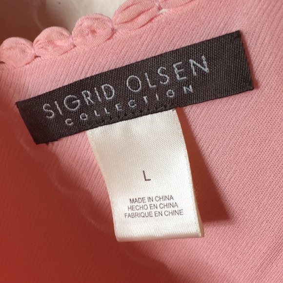 Sigrid Olsen 100% silk short top - Picture 2 of 6